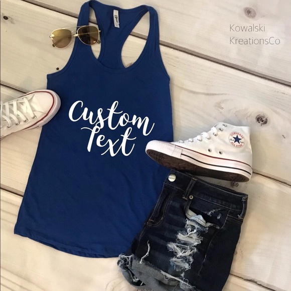 Custom Racerback Tank. - Picture 2 of 8